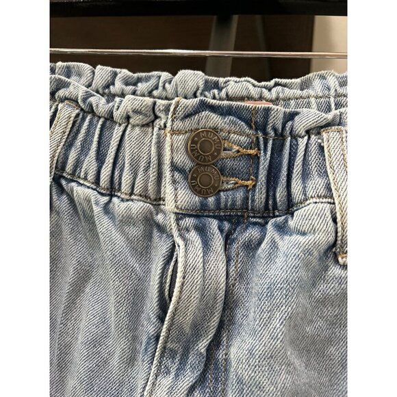 SHOW ME YOUR MUMU Emilia Elastic Waist Mom Jeans Blue Womens Size Medium - Picture 8 of 13